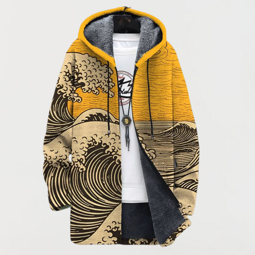 Clara | Strickjacke mit Wellenmuster