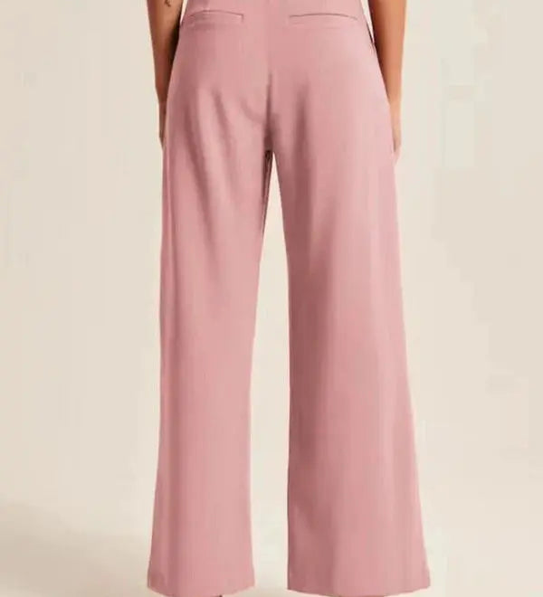Seabourne Pleated Wide-Leg Hose