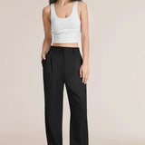 Seabourne Pleated Wide-Leg Hose