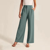Vista Lane Tailored Wide-Leg Hose