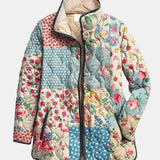 Chloé | Gesteppte Jacke mit floralem Patchwork