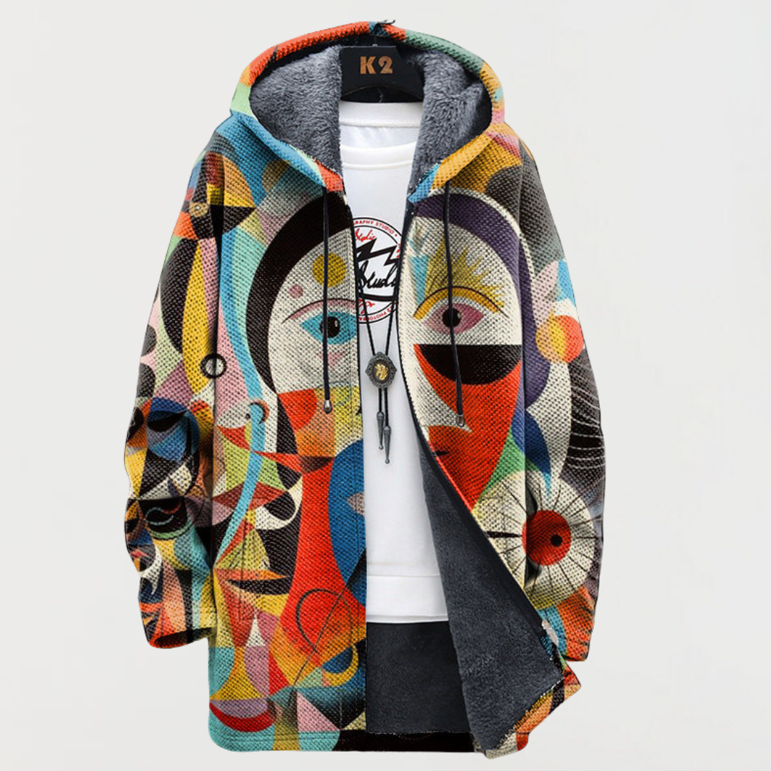 Beatriz | Strickjacke mit abstraktem Muster