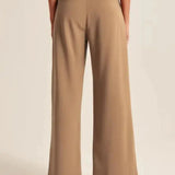 Seabourne Pleated Wide-Leg Hose