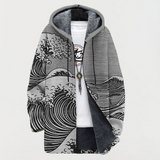 Clara | Strickjacke mit Wellenmuster