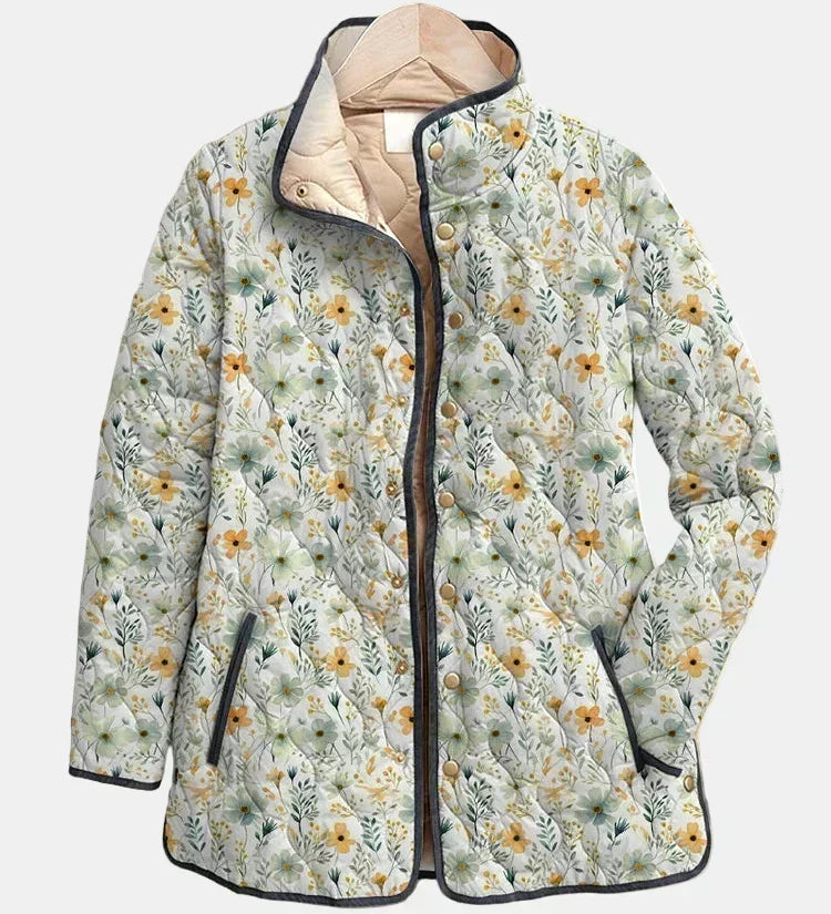 Brigitte | Gesteppte Jacke im Landhausstil – Landhaus-Creme