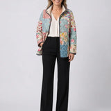 Chloé | Gesteppte Jacke mit floralem Patchwork