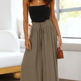 Willow Dune Wide-Leg Drawstring Hose