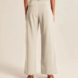 Vista Lane Tailored Wide-Leg Hose