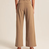 Vista Lane Tailored Wide-Leg Hose