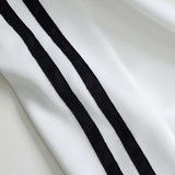 Contrast Bow Wide-Leg Hose