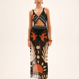 Palm Cove Sheer Überwurf Skirt And Swim Suit