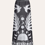 Palm Cove Sheer Überwurf Skirt And Swim Suit