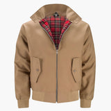 Men's Bomber Jacke with Ribbed Hem