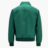 Men's Bomber Jacke with Ribbed Hem