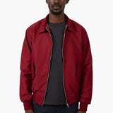 Men's Bomber Jacke with Ribbed Hem