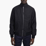 Men's Bomber Jacke with Ribbed Hem