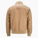 Men's Bomber Jacke with Ribbed Hem