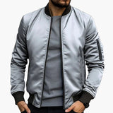 Men's bomber Jacke with zippered pocket