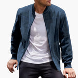 Men's bomber Jacke with ribbed cuffs