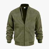 Men's bomber Jacke with ribbed cuffs