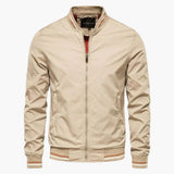 Classic men's bomber Jacke with ribbed finishes