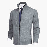 Men's Jacke with stand-up collar