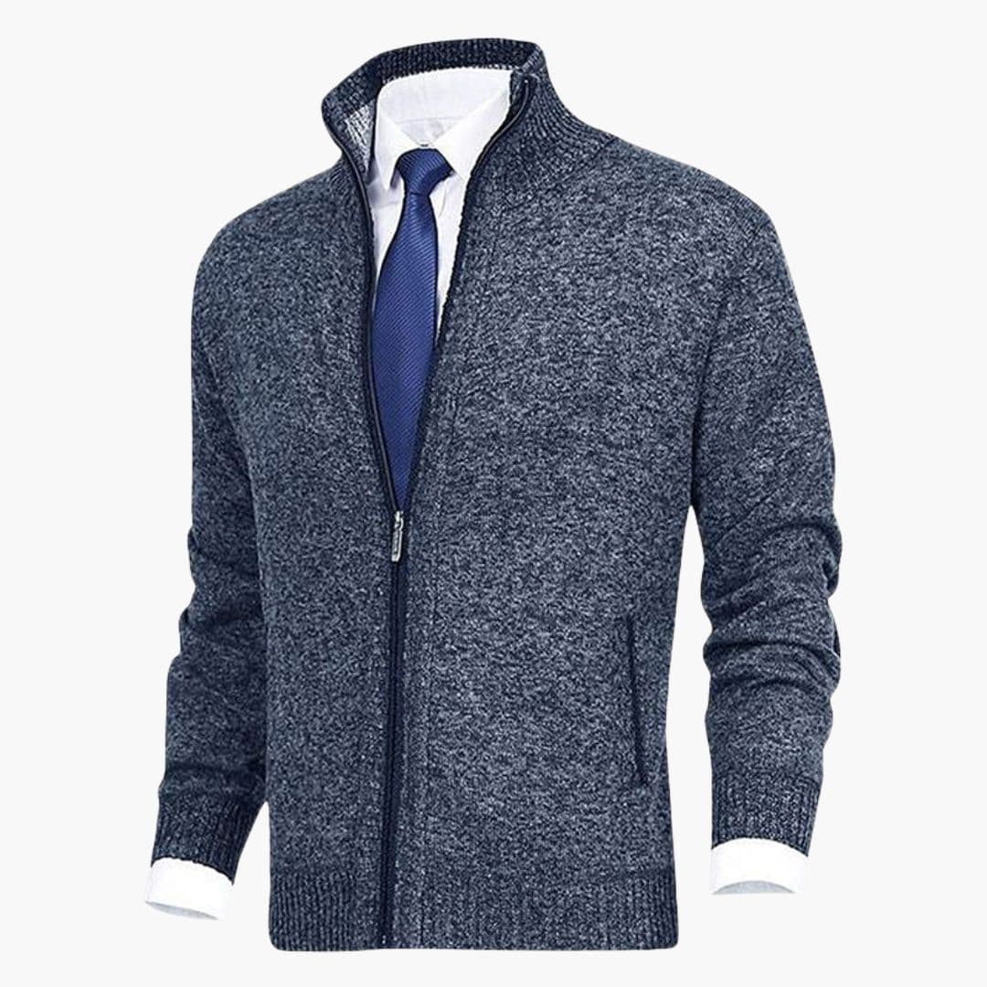 Men's Jacke with stand-up collar