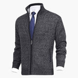 Men's Jacke with stand-up collar
