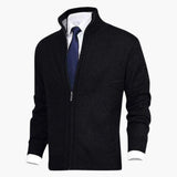 Men's Jacke with stand-up collar