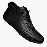 Unisex Lace-Up Shoes with Rubber Pattern Sole