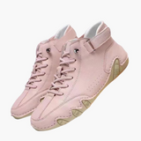 Unisex Lace-Up Shoes with Rubber Pattern Sole