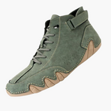 Unisex Lace-Up Shoes with Rubber Pattern Sole