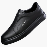 Slip-on men's shoes with non-slip sole and low design