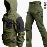 Men's outdoor set with zip-up Jacke and straight Hose