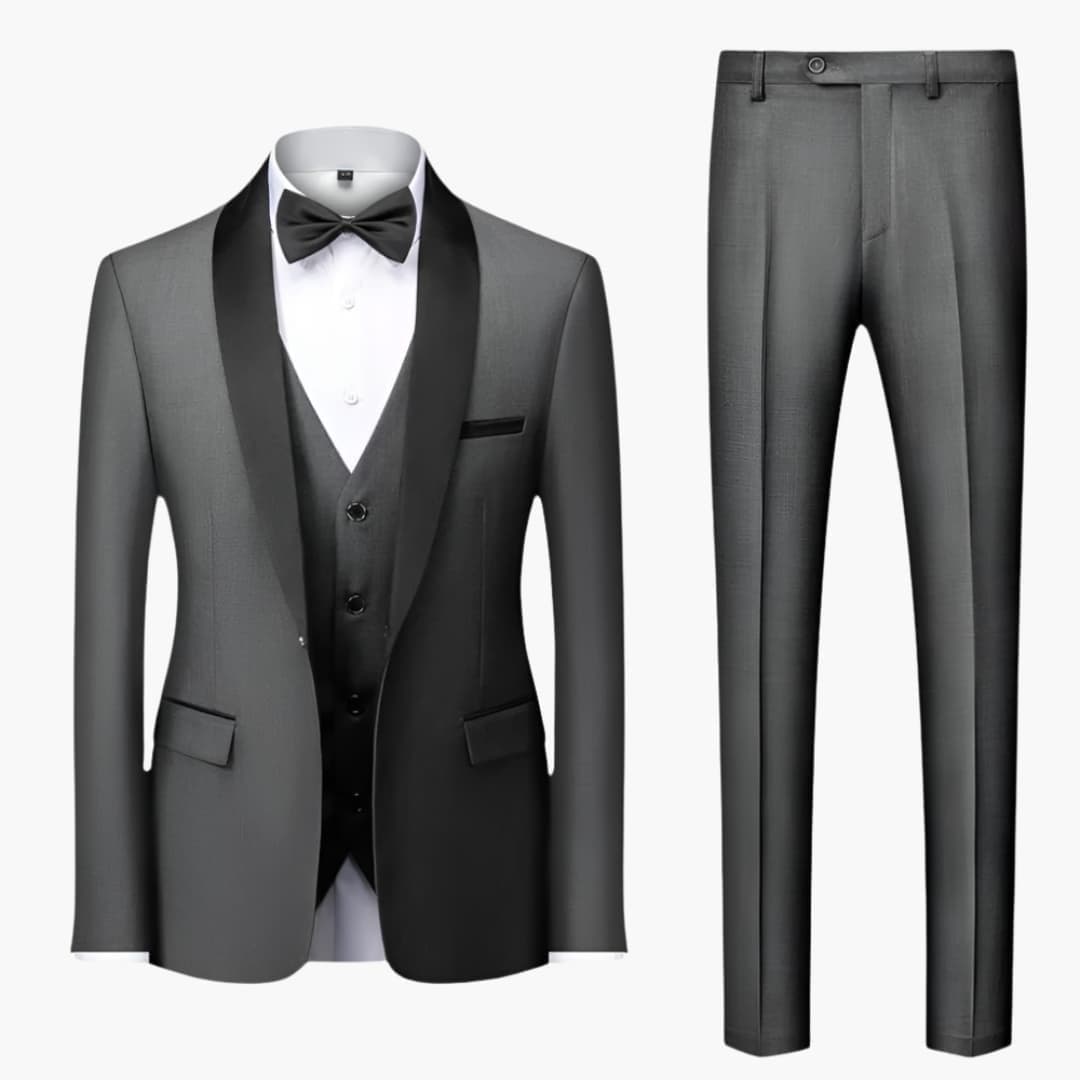 Men's tuxedo set with shawl collar Jacke and vest
