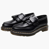 Men's moccasins with tassels and stitched sole