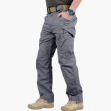Men's Cargo Hose with Multi-Pockets and Adjustable Belt
