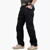 Men's Cargo Hose with Multi-Pockets and Adjustable Belt