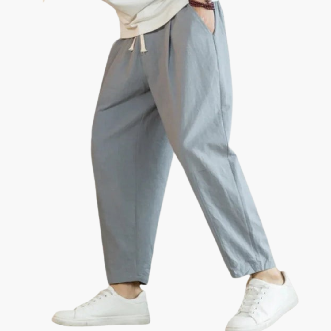 Straight Leg Hose for Men with Drawstring and Side Pockets