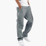 Men's relaxed fit cargo Hose with multiple utility pockets