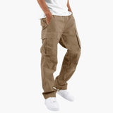 Men's relaxed fit cargo Hose with multiple utility pockets