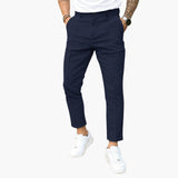 Men's slim fit casual ankle Hose with front seam