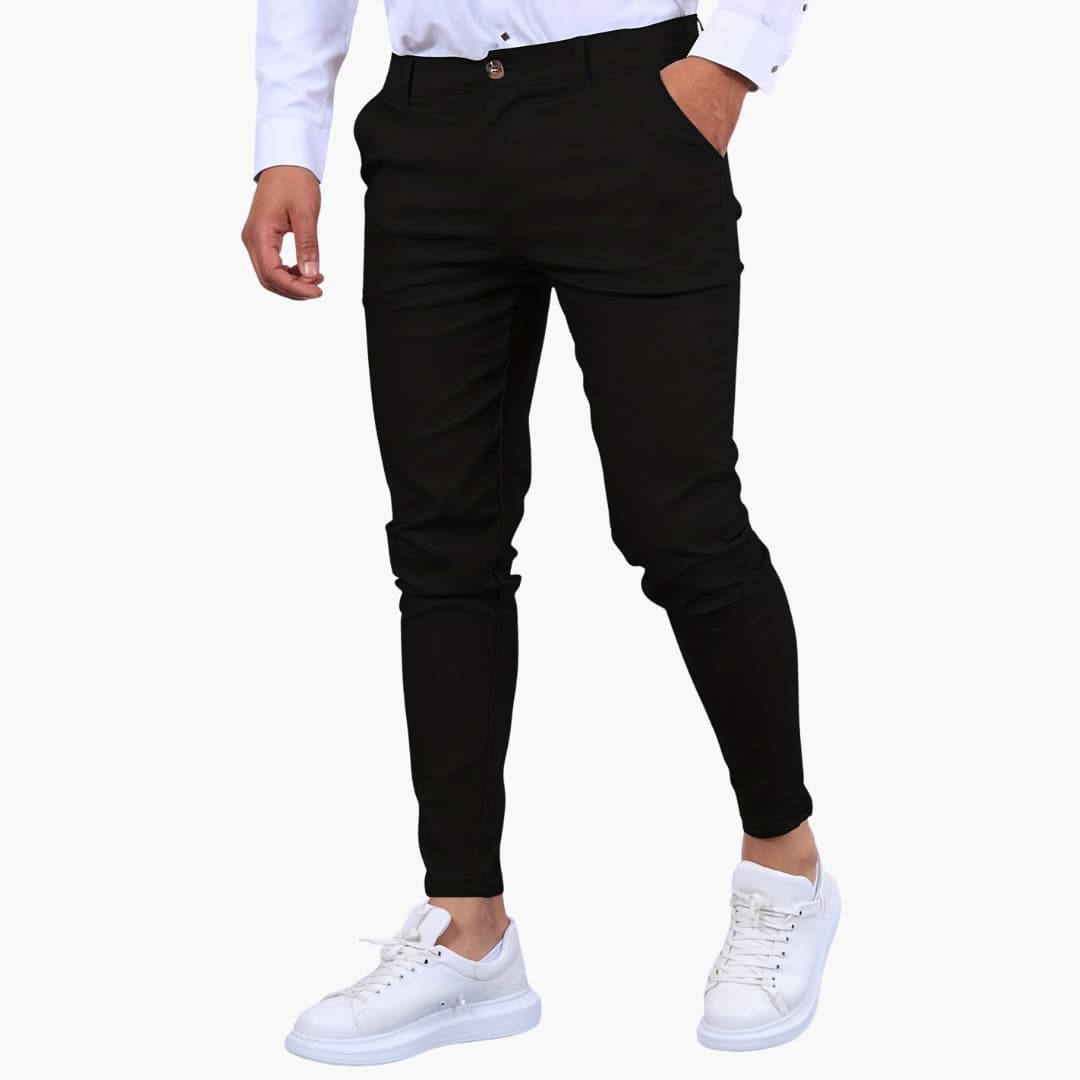 Slim men's Hose with side pockets