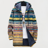 Madalena | Strickjacke mit gewelltem Tribal-Muster