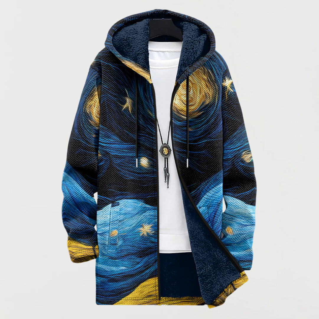 Filipa | Strickjacke mit Sternenhimmel-Muster