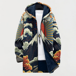 Francisca | Strickjacke mit Sonnenaufgangsmuster