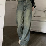 Peyton Vintage Wash Wide Leg Jeans