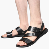 Men's Sandalen with adjustable strap and crossed strap design
