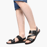 Men's Sandalen with adjustable strap and crossed strap design
