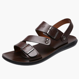 Men's Sandalen with adjustable strap and crossed strap design